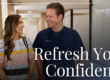 Patient and doctor walking together and smiling